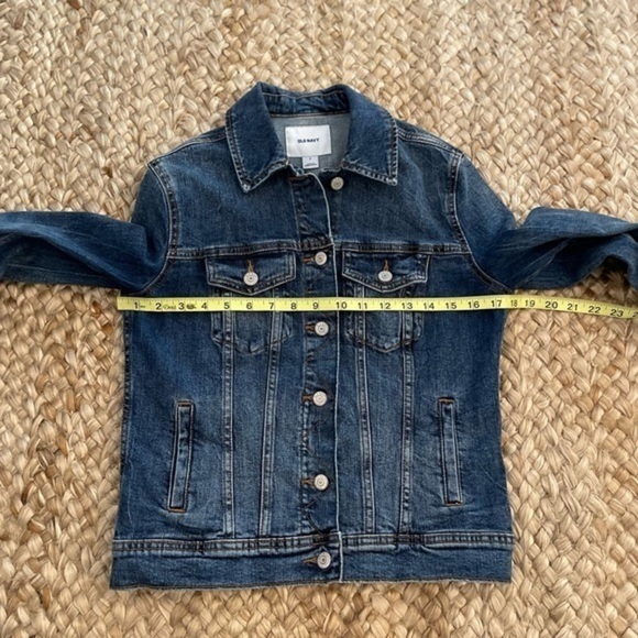 {Old Navy} Classic Blue Jean Jacket Size Small Petite - Picture 9 of 15